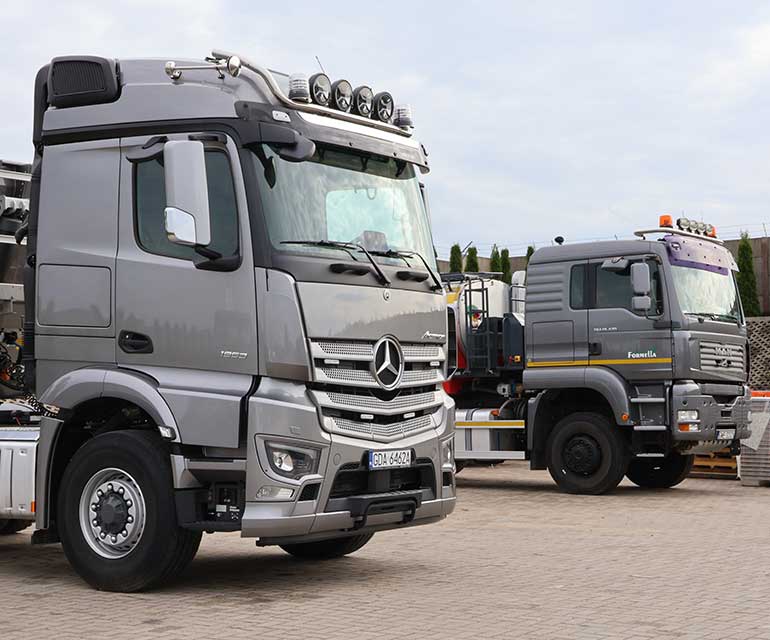 Budowa dróg przez Formella